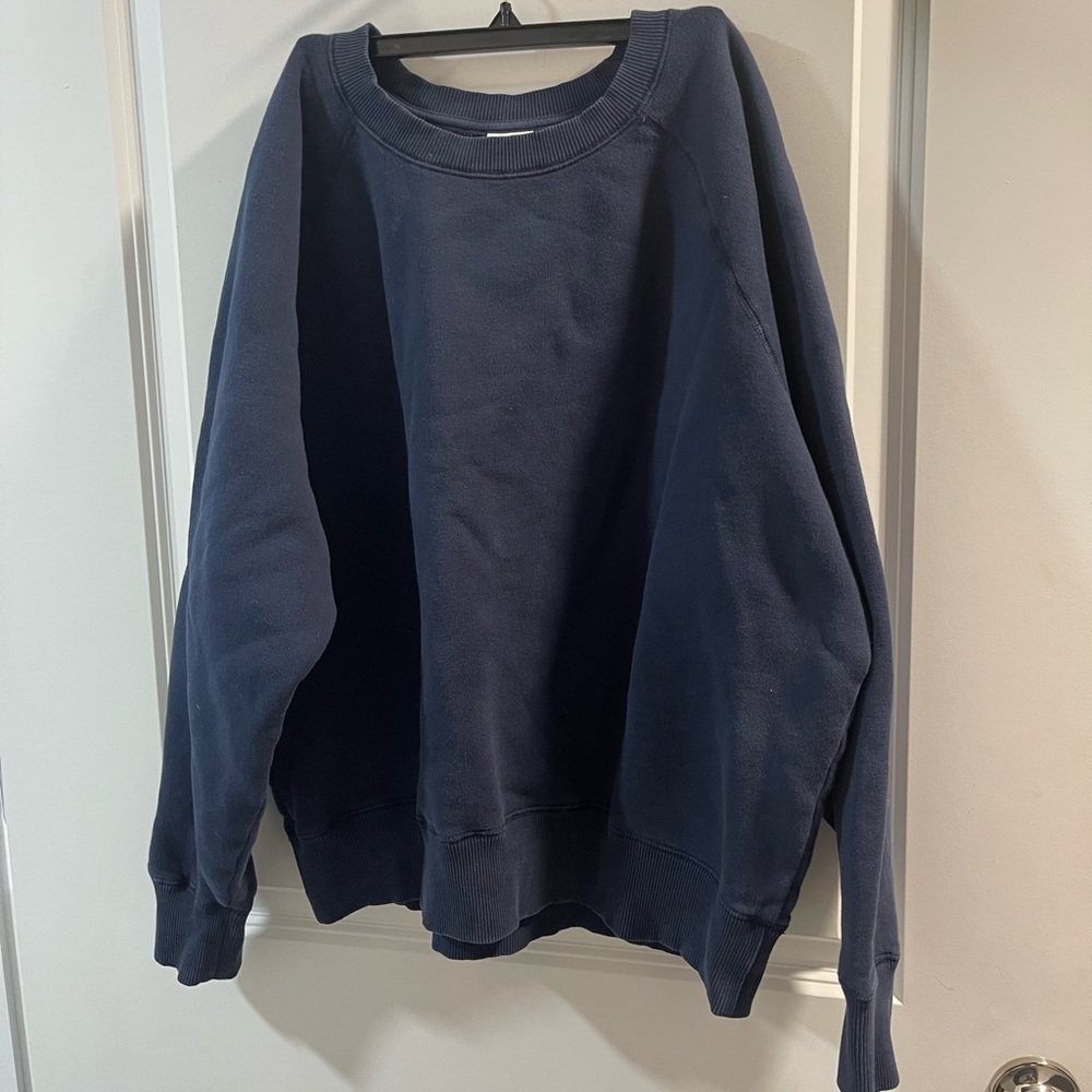 Outdoor Voices Men’s Crewneck Sweater Blue Good Con